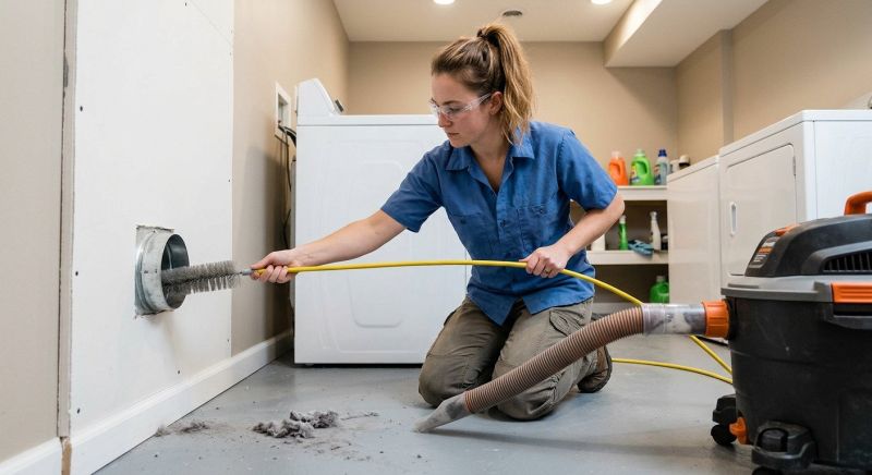 Fire Hazards Associated With Clogged Dryer Vents