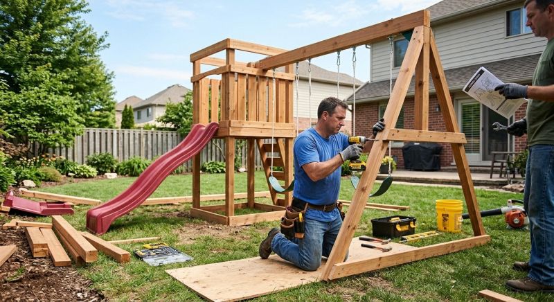 Safety Considerations For Backyard Playground Installation