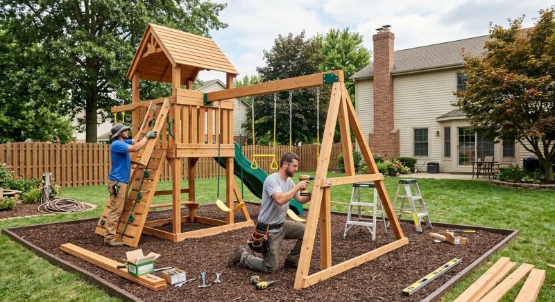 Safety Considerations For Backyard Playground Installation