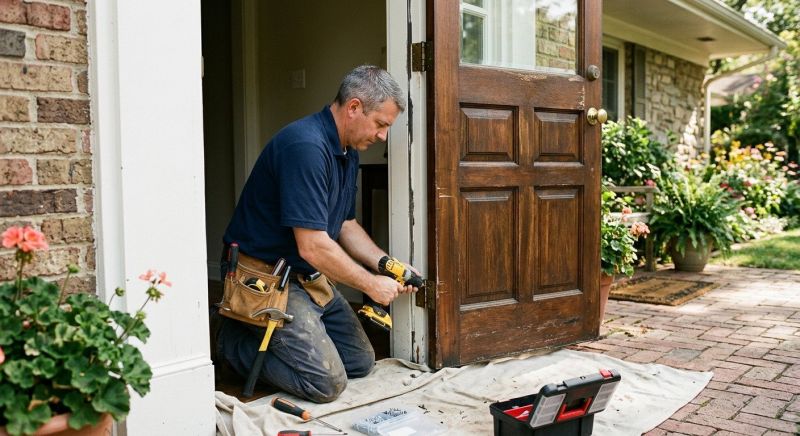 When To Repair Or Replace A Damaged Door