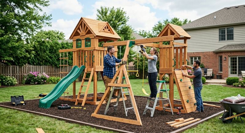 Safety Considerations For Backyard Playground Installation